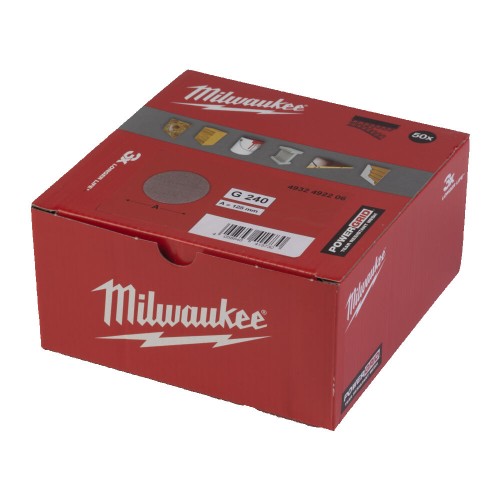 Сітка шліфувальна PG Mesh HL MILWAUKEE, діаметр 125мм, зерно 240, (50шт)