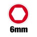 Викрутка наскрізна HollowCore MILWAUKEE, SW 6мм