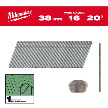 Набір цвяхів для нейлера 15G/34 /63мм INOX (2200 шт)