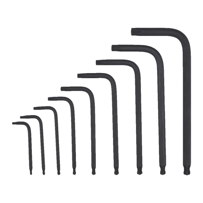 Набір ключів Г-образних Torx Compact MILWAUKEE, (T8/T9/T10/ T15/ T20/T25 /T27/T30/T40) (9шт) , пластиковий холдер Набір ключів Г-образних Torx Compact MILWAUKEE, (T8/T9/T10/ T15/ T20/T25 /T27/T30/T40) (9шт) , пластиковий холдер