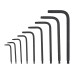 Набір ключів Г-образних Torx Compact MILWAUKEE, (T8/T9/T10/ T15/ T20/T25 /T27/T30/T40) (9шт) , пластиковий холдер