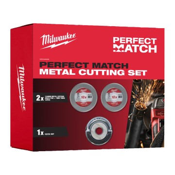 Набір абразивних дисків PRO+ 125 х 1 мм + гайка Fixtec, MILWAUKEE