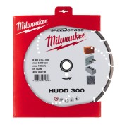 Диск алмазний Speedcross MILWAUKEE HUDD 300, діаметр 300мм (залізобетон, граніт)