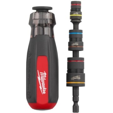 Ключ-викрутка магнітна з торцевими насадками 6-в-1 ShW MILWAUKEE Impact Multi-Nut Driver