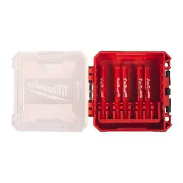 Набір алмазних коронок Diamond Plus/Max MILWAUKEE, (1/4'' Hex) (Ø8мм, 5шт) (свердління з водою) пластиковий кейс