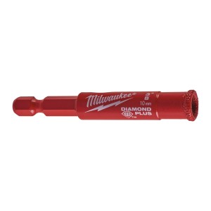 Коронка алмазна Diamond Plus/Max MILWAUKEE, діаметр 10,0мм (1/4'' Hex) (свердління з водою)