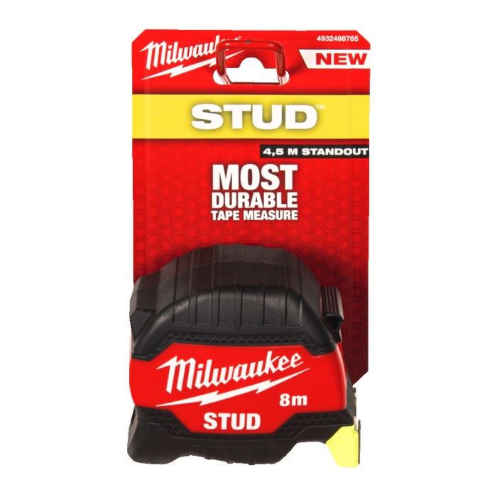 Рулетка STUD MILWAUKEE (Gen 3), 8м (33мм) Рулетка STUD MILWAUKEE (Gen 3), 8м (33мм)