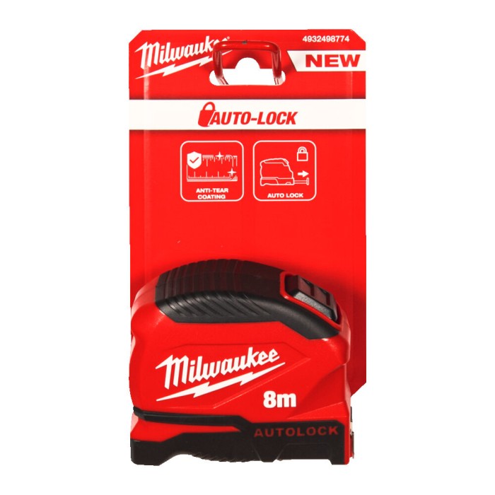 Рулетка AUTOLOCK MILWAUKEE (Gen 2), 8м (25мм) Рулетка AUTOLOCK MILWAUKEE (Gen 2), 8м (25мм)