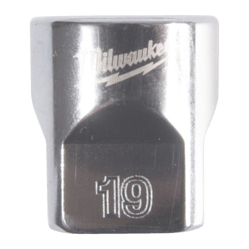 Головка торцева хромована 3/8'' MILWAUKEE, (зірочка 12 гранн.), 19мм