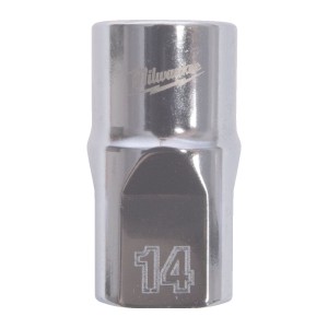 Головка торцева хромована 1/2'' MILWAUKEE, (зірочка 12 гранн.), 14мм