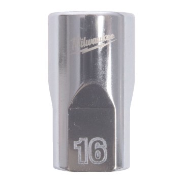 Головка торцева хромована 1/2'' MILWAUKEE, (зірочка 12 гранн.), 16мм