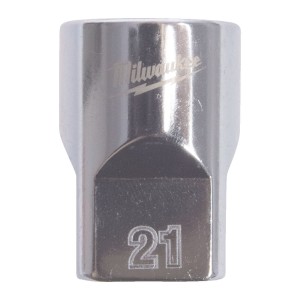 Головка торцева хромована 1/2'' MILWAUKEE, (зірочка 12 гранн.), 21мм