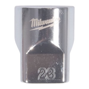 Головка торцева хромована 1/2'' MILWAUKEE, (зірочка 12 гранн.), 23мм
