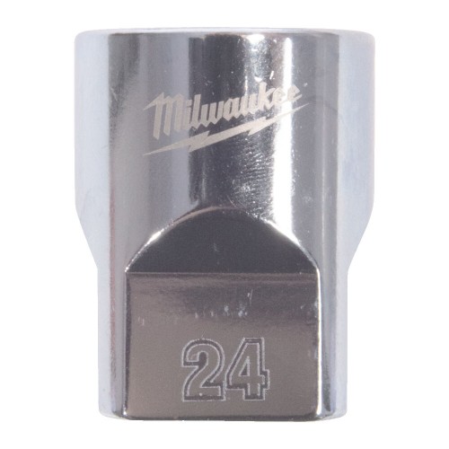 Головка торцева хромована 1/2'' MILWAUKEE, (зірочка 12 гранн.), 24мм