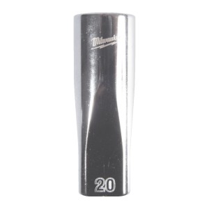 Головка торцева хромована 1/2'' MILWAUKEE, (зірочка 12 гранн.) подовжена, 20мм