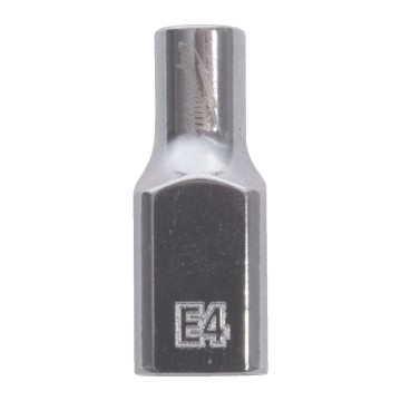 Головка торцева хромована TORX Е-стандарт 1/4'' MILWAUKEE, E4