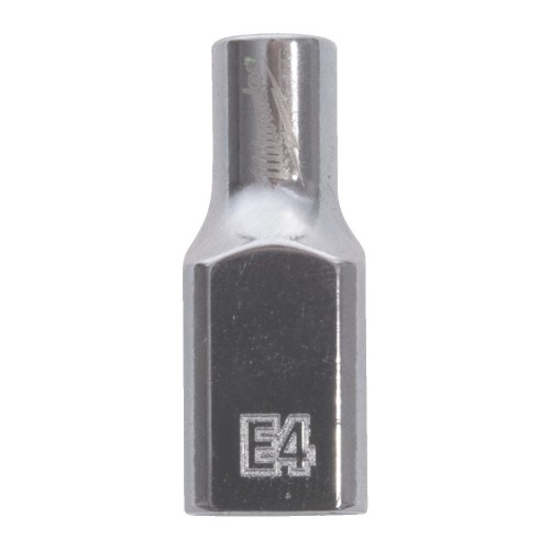 Головка торцева хромована TORX Е-стандарт 1/4'' MILWAUKEE, E4