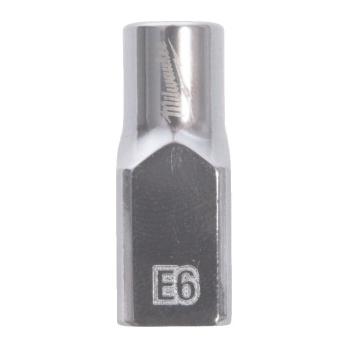 Головка торцева хромована TORX Е-стандарт 1/4'' MILWAUKEE, E6
