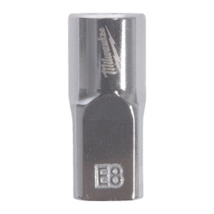 Головка торцева хромована TORX Е-стандарт 1/4'' MILWAUKEE, E8