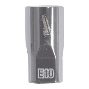 Головка торцева хромована TORX Е-стандарт 1/4'' MILWAUKEE, E10