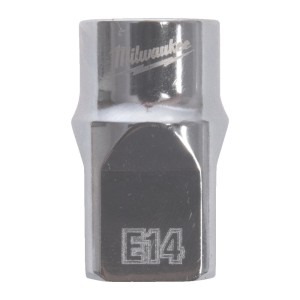 Головка торцева хромована TORX Е-стандарт 3/8'' MILWAUKEE, E14