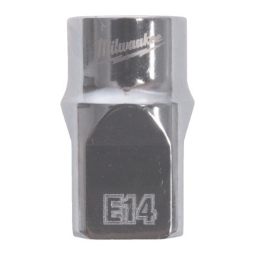 Головка торцева хромована TORX Е-стандарт 3/8'' MILWAUKEE, E14