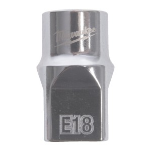 Головка торцева хромована TORX Е-стандарт 1/2'' MILWAUKEE, E18