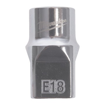 Головка торцева хромована TORX Е-стандарт 1/2'' MILWAUKEE, E18