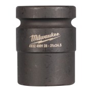 Головка ударна для з/д кріпленнь ShW 1'' 4гр. MILWAUKEE, 21х24,5мм
