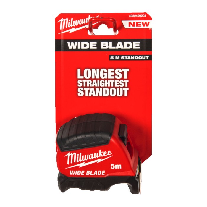 Рулетка WIDE BLADE MILWAUKEE (Gen2), 5м (35мм) Рулетка WIDE BLADE MILWAUKEE (Gen2), 5м (35мм)