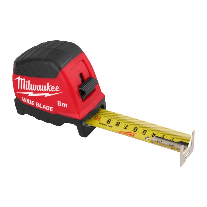 Рулетка WIDE BLADE MILWAUKEE (Gen2), 8м (35мм) Рулетка WIDE BLADE MILWAUKEE (Gen2), 8м (35мм)