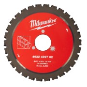 Диск пиляльний по металу MILWAUKEE для різака арматури діаметр 137x28x1,6мм, 30зуб