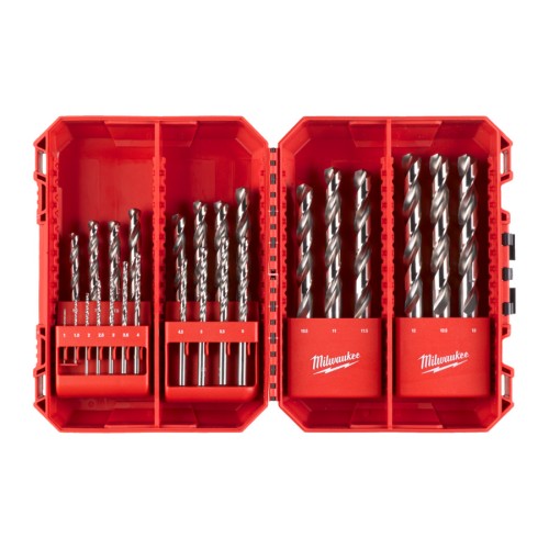 Набір свердел по металу THUNDERWEB HSS-G MILWAUKEE Set CB, DIN-338, (діаметр 1/1.5/2/2.5/ 3/3.5/4/4.5/ 5/5.5/6/6.5/ 7/7.5/8/8.5/