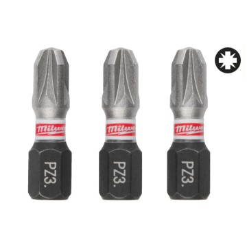 Біта SHOCKWAVE MILWAUKEE, PZ3, 25мм, (3шт)