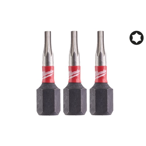 Біта SHOCKWAVE MILWAUKEE, TX8, 25мм, (3шт)