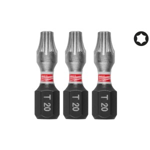 Біта SHOCKWAVE MILWAUKEE, TX20, 25мм, (3шт)