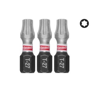 Біта SHOCKWAVE MILWAUKEE, TX27, 25мм, (3шт)