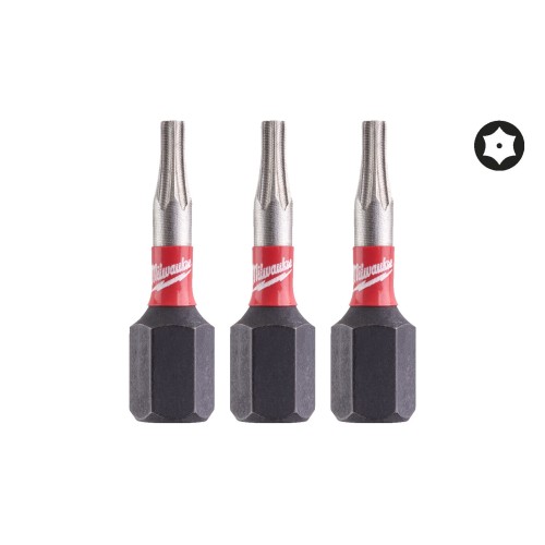 Біта SHOCKWAVE MILWAUKEE, TX BO8, 25мм, (3шт)