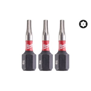 Біта SHOCKWAVE MILWAUKEE, TX BO9, 25мм, (3шт)