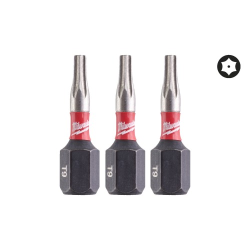 Біта SHOCKWAVE MILWAUKEE, TX BO9, 25мм, (3шт)