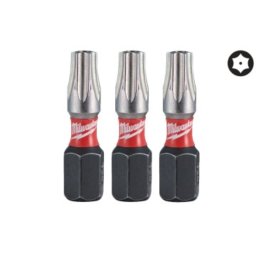 Біта SHOCKWAVE MILWAUKEE, TX BO25, 25мм, (3шт)