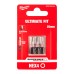 Біта SHOCKWAVE MILWAUKEE, Hex4, 25мм, (3шт)