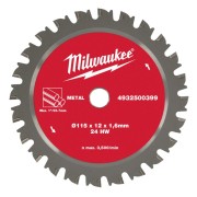 Диск пиляльний для труб металевих MILWAUKEE, FPCSB діаметр 115х12х1,6мм, 24зуба (для M18 FPCS)