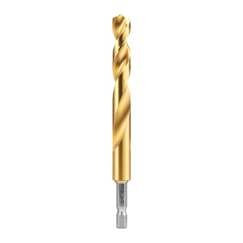 Свердло по металу RedHEX SHOCKWAVE HSS-TiN MILWAUKEE, діаметр 10,5х122х78мм, (5шт), пластикова коробка