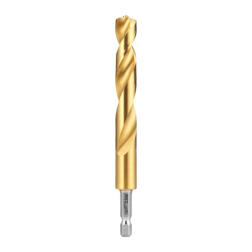 Свердло по металу RedHEX SHOCKWAVE HSS-TiN MILWAUKEE, діаметр 12,5х128х83мм, (5шт), пластикова коробка