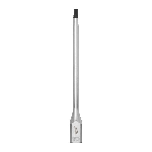 Головка торцева хромована 1/4'' MILWAUKEE подовжена з бітою Torx, T30