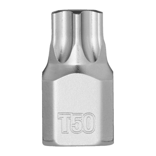 Головка торцева хромована 1/4'' MILWAUKEE укорочена з бітою Torx, T50