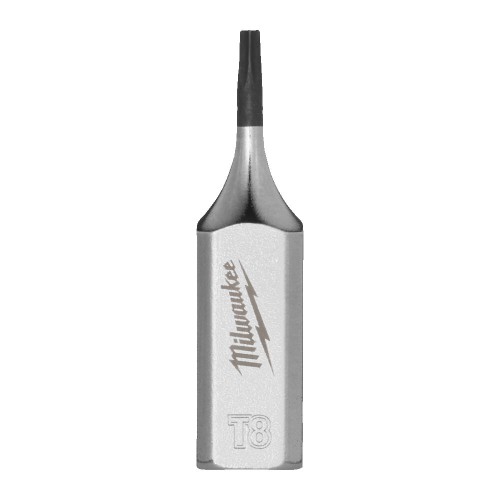 Головка торцева хромована 1/4'' MILWAUKEE з бітою TX BO, T8