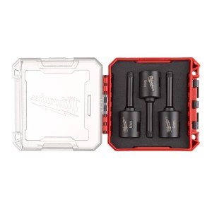 Набір алмазних коронок Diamond Max PACKOUT MILWAUKEE М14, діаметр 6мм (3шт) (сухе свердління) пластиковий кейс