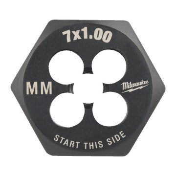 Плашка шестигранна MILWAUKEE, М7-1,00мм
